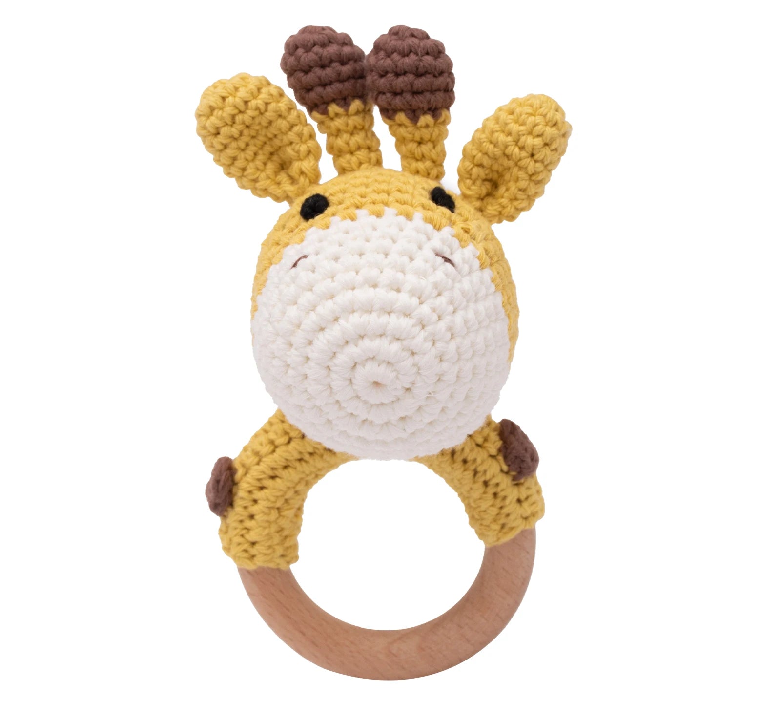 Crochet Animal Baby Rattle Toy