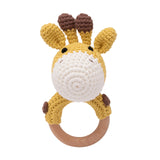 Crochet Animal Baby Rattle Toy