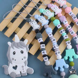 Handmade custom name pacifier chain for infants