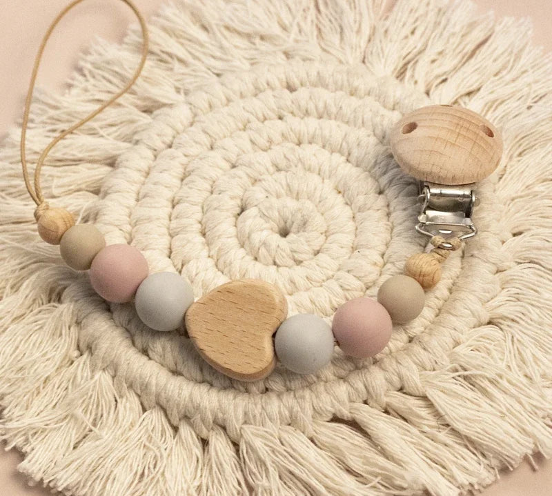Custom Name Wooden Pacifier Clip