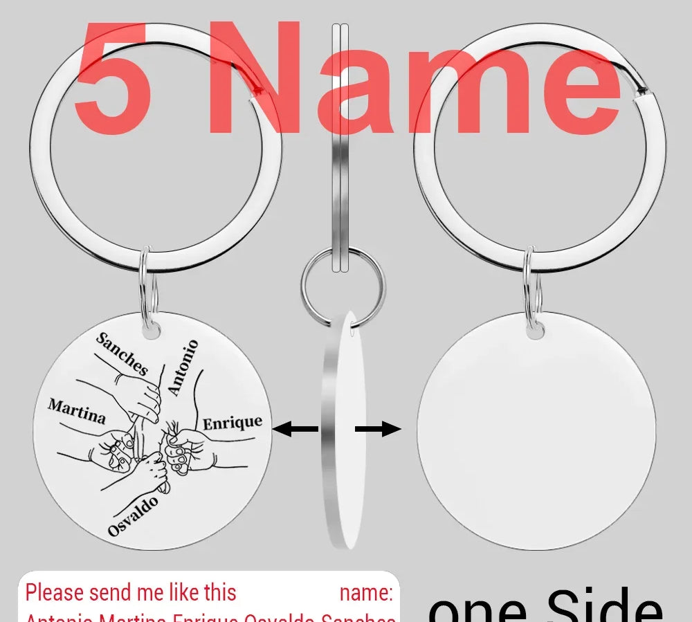 Personalized Love Keychain