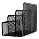 Office storage rack for desk organization