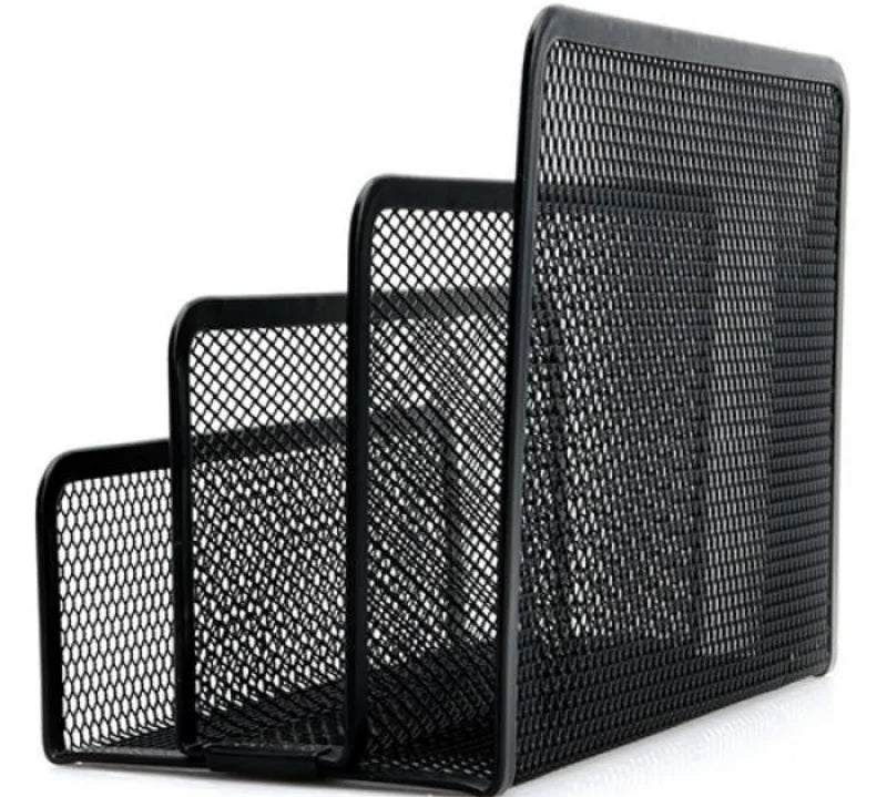 Office storage rack for desk organization