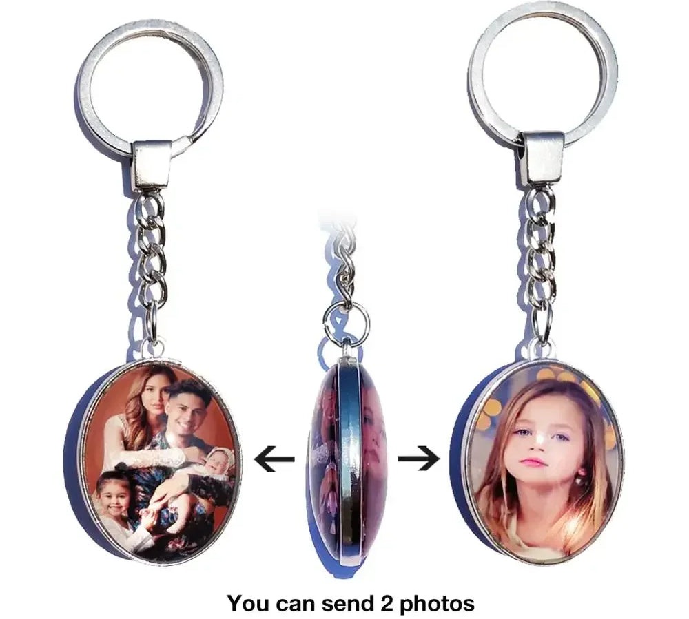 Unique gift idea – double-sided photo keychain