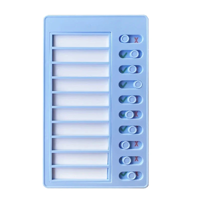 Self-Discipline Checklist Planner