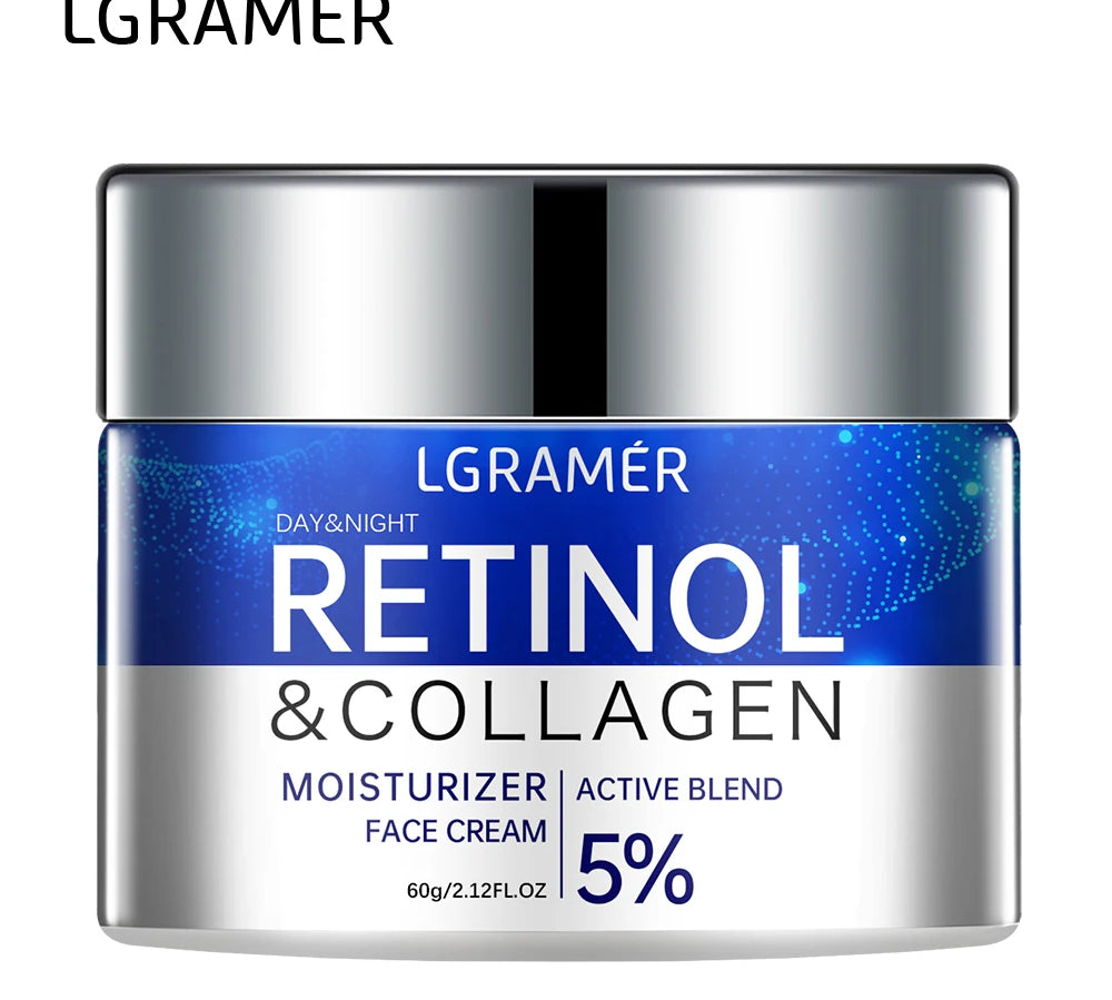 Retinol wrinkle cream for anti-aging and skin firming