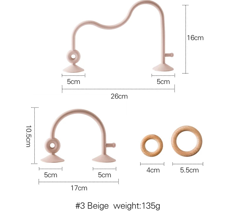 Wood & Silicone Baby Teether