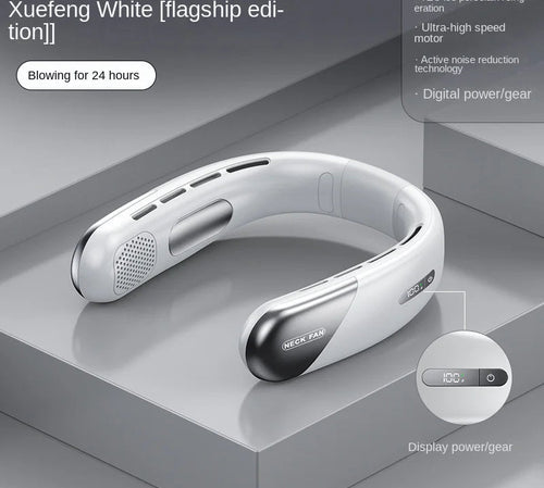 10000mAh Bladeless Portable Neck Fan