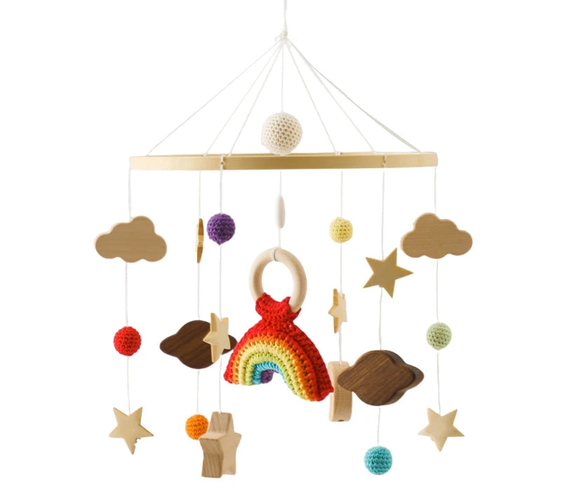Wooden Crib Mobile Toy
