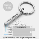 Personalized 3D Bar Keychain