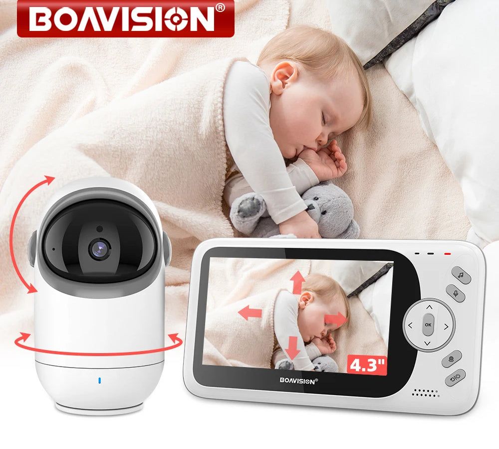 VB801 4.3” video baby monitor with clear video and audio