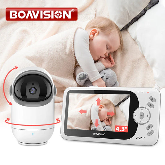 VB801 4.3” video baby monitor with clear video and audio