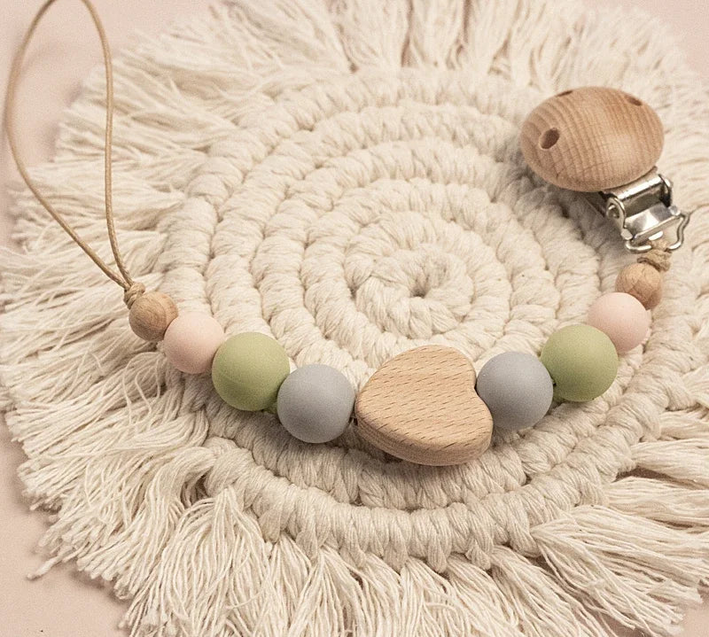 Custom Name Wooden Pacifier Clip