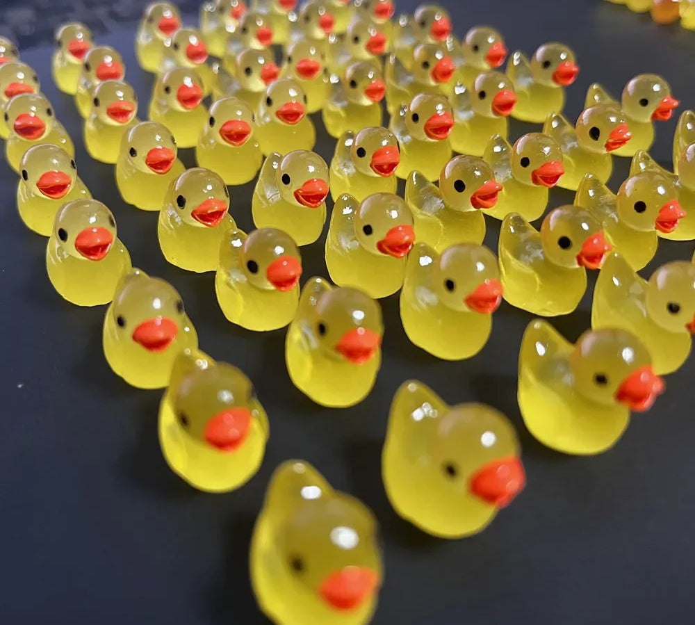 50PCS Luminous Mini Ducks