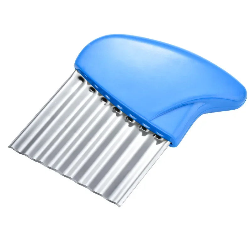 Wave-Shaped Potato Slicer