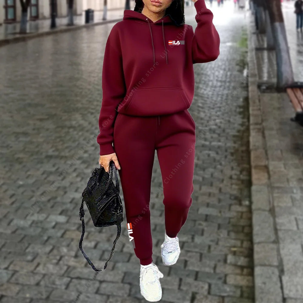 Women's Tracksuit Hoodies |2PCS Suit Winter Sports  Outfits