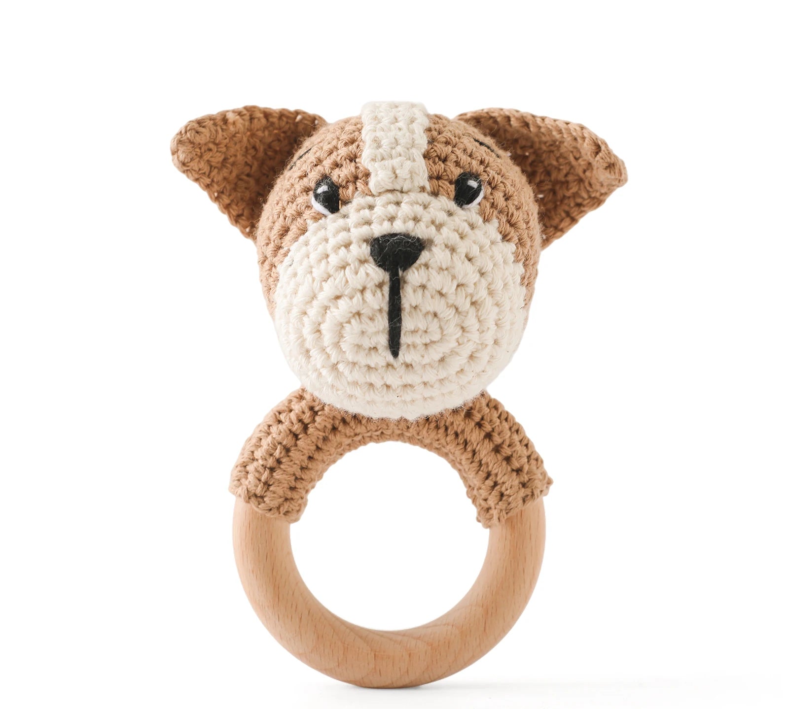 Crochet Animal Baby Rattle Toy