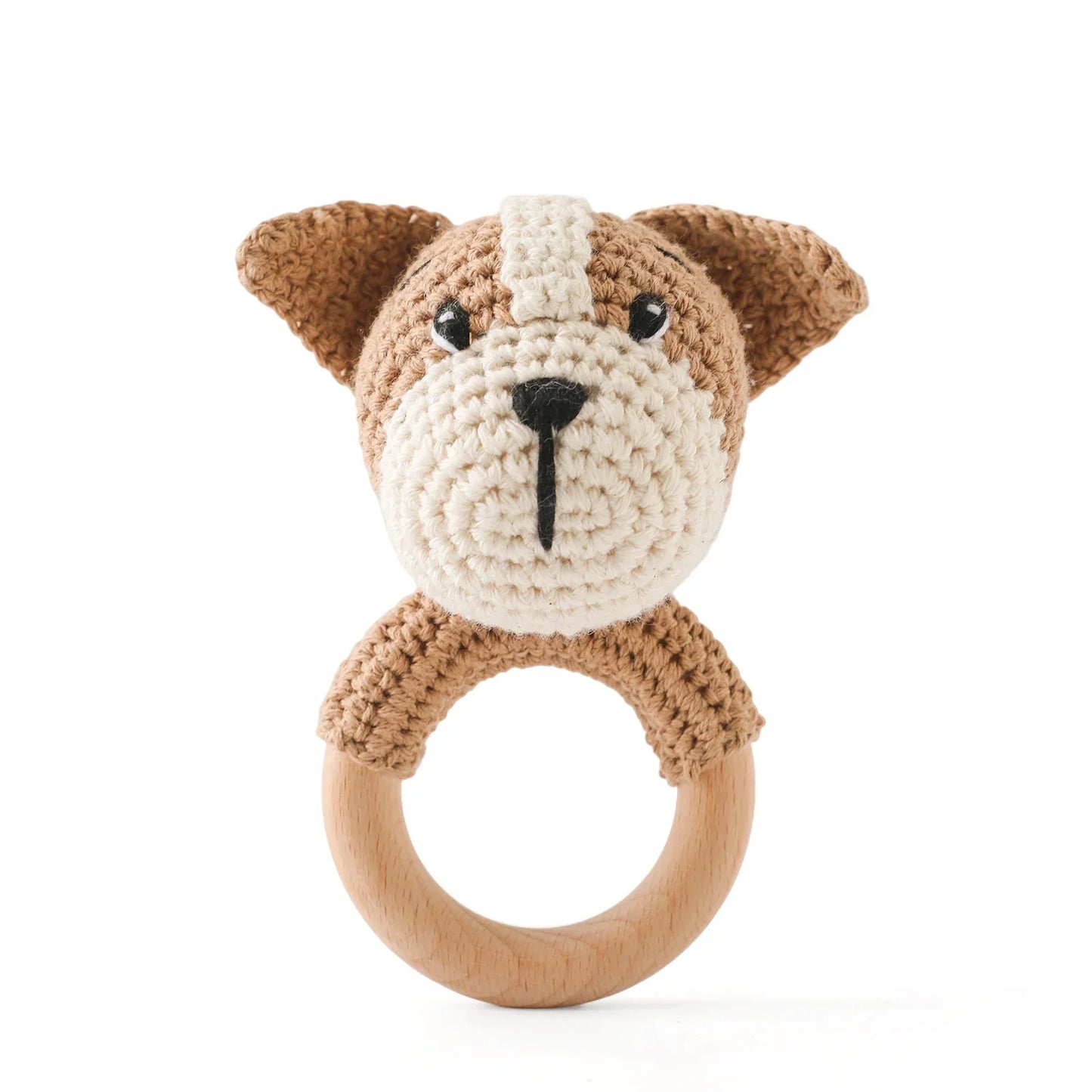 Crochet Animal Baby Rattle Toy