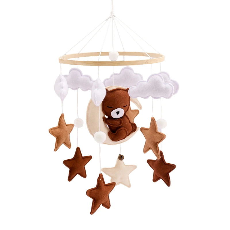 Wooden Crib Mobile Toy