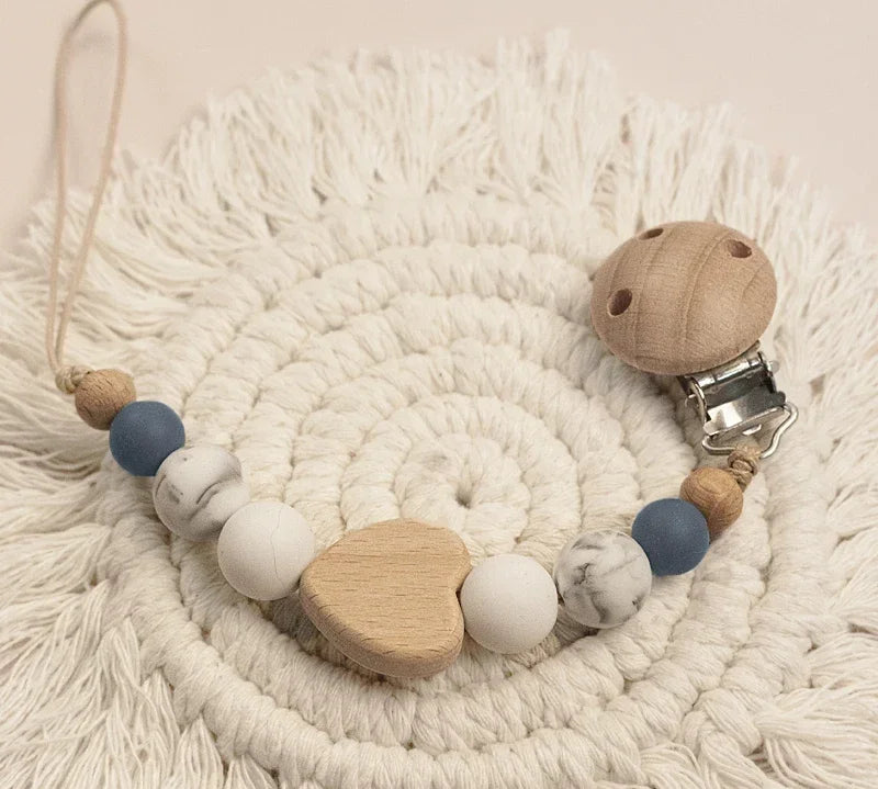 Custom Name Wooden Pacifier Chain