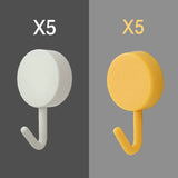10PCS Self-Adhesive Wall Hooks