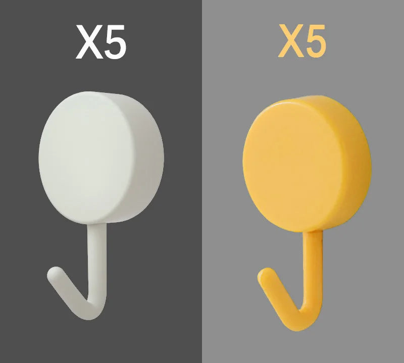 10PCS Self-Adhesive Wall Hooks