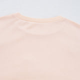Light Pink Bow Lantern Sleeve Sweatshirt