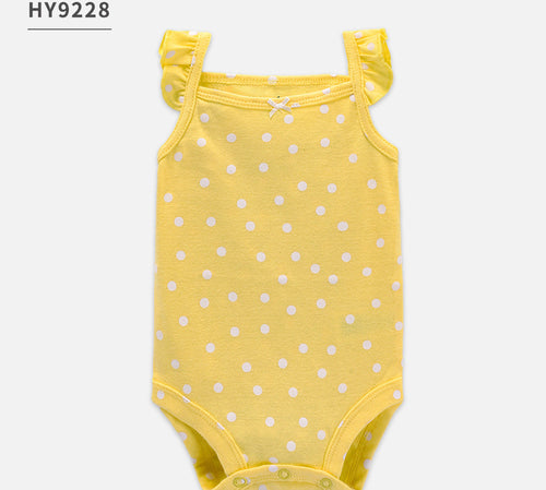 TinyJoy™ – Summer Cotton Romper Set for Baby Girls