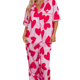Pink Heart Pajama Set