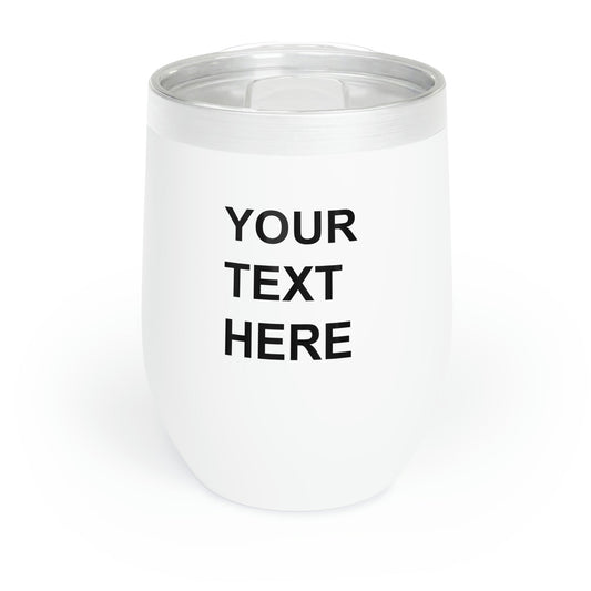 Custom Logo on a Wine Tumbler, Team Logo Here Wine Tumbler