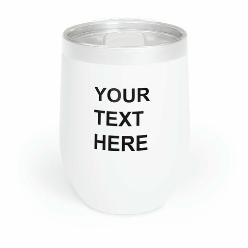 Custom Logo on a Wine Tumbler, Team Logo Here Wine Tumbler