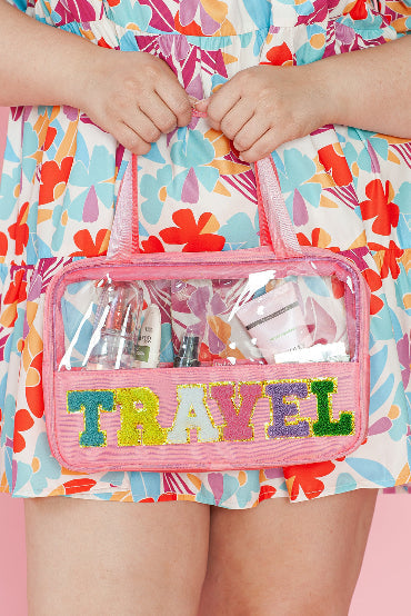 Durable and stylish travel makeup organizer bag