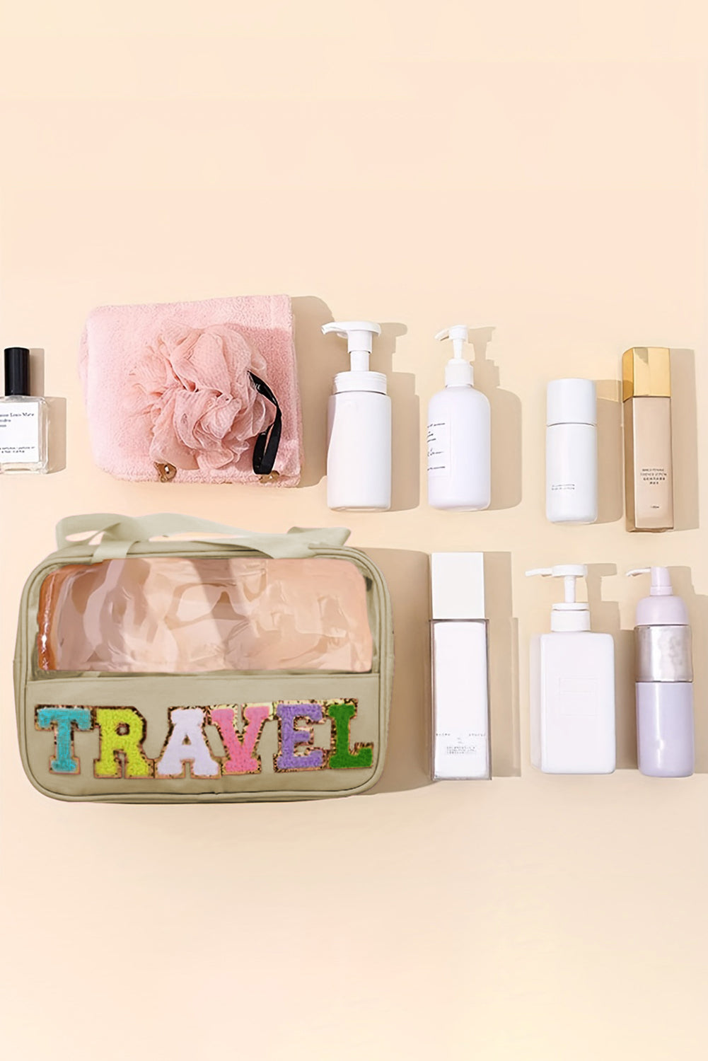 Durable and stylish travel makeup organizer bag