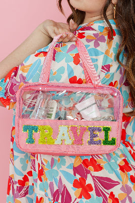 Durable and stylish travel makeup organizer bag