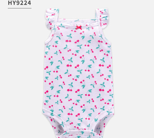 TinyJoy™ – Summer Cotton Romper Set for Baby Girls