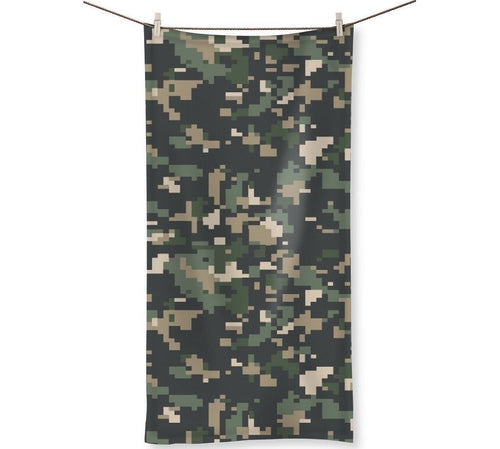 Camofludge 6 Beach Towel