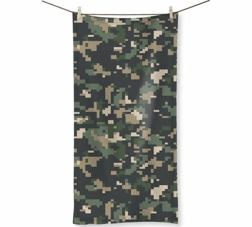Camofludge 6 Beach Towel