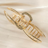 Gold Bowknot Metal Hair Clip