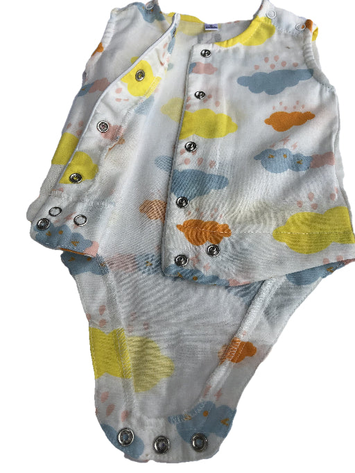 sleeveless baby romper short design