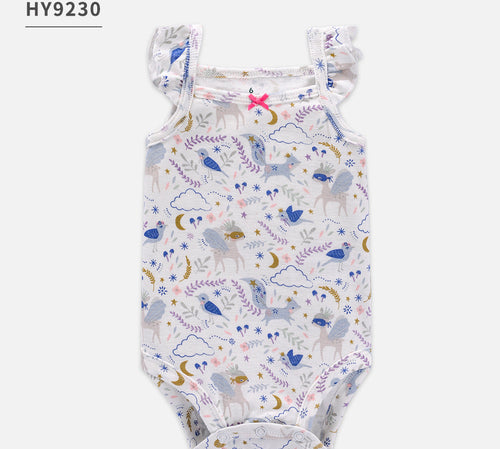 TinyJoy™ – Summer Cotton Romper Set for Baby Girls