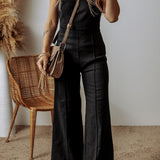 Sail Blue Spaghetti Strap Jumpsuit
