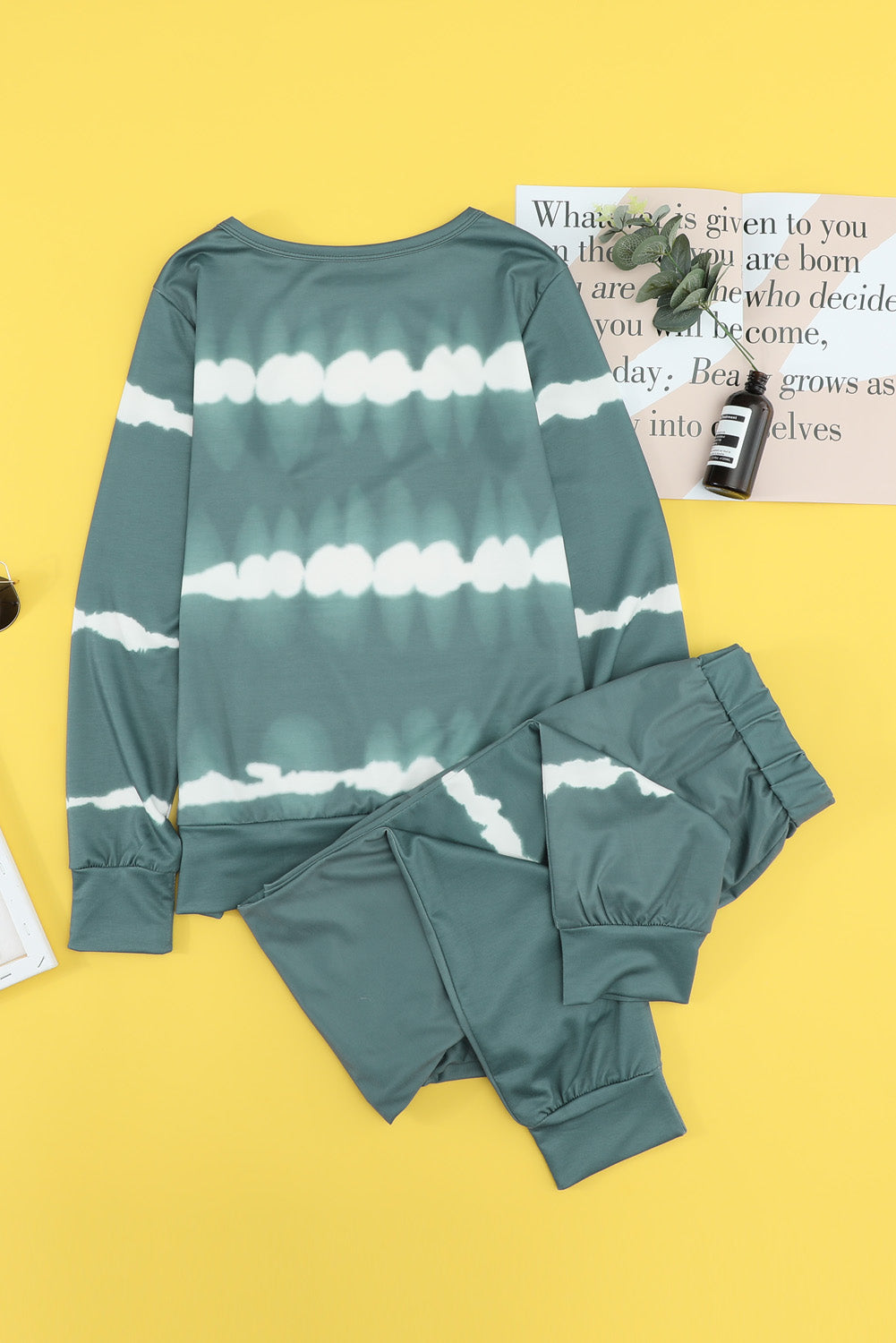 Tie-dye stiped Pullover