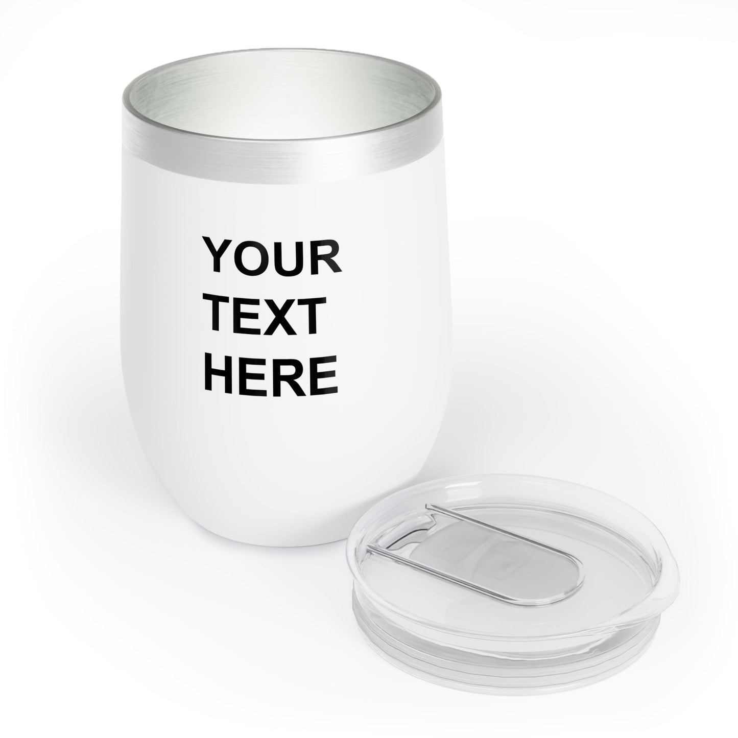 Custom Logo on a Wine Tumbler, Team Logo Here Wine Tumbler