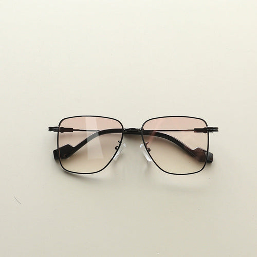 Baby Kids Square Frame Metal Sun Protection Sunglasses